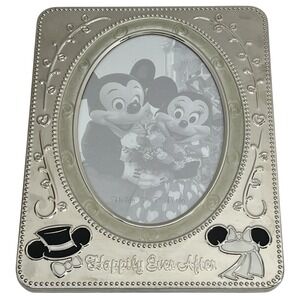 Mickey & Minnie Wedding Happily Ever After  5x7 Photo Frame Disney Parks 2016